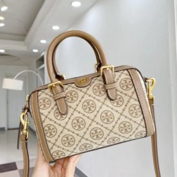 Torry Buurch monogram speedy with box