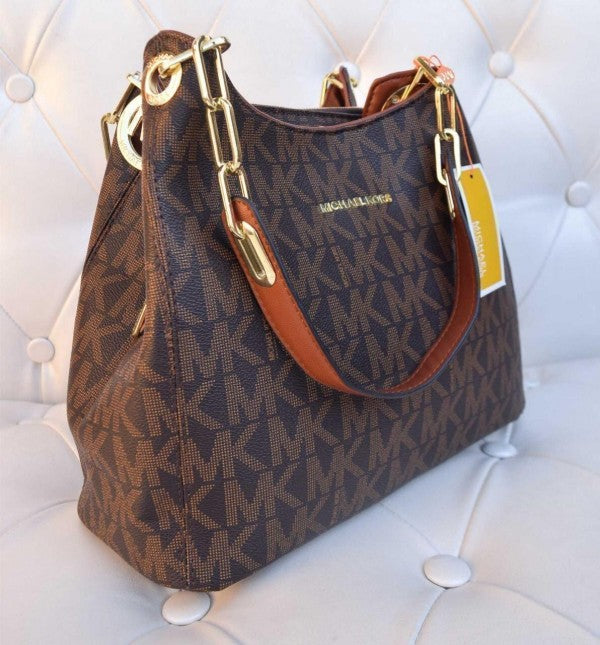 Miichael Korrs Leather Printed Ladies Handbag