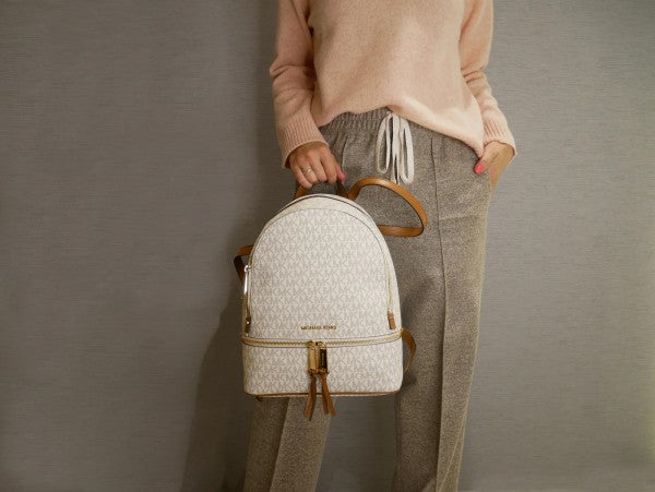 Michael Kors MK Rhea Backpack With Dust Bag Brown