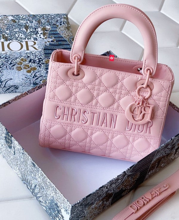 Chriistian Diiorr Lite Cannage Ultra Matte Handbag with premium quality box