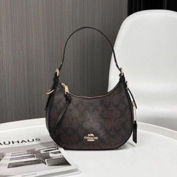 Coaach kleo hobo bag in signature canvas bag with box