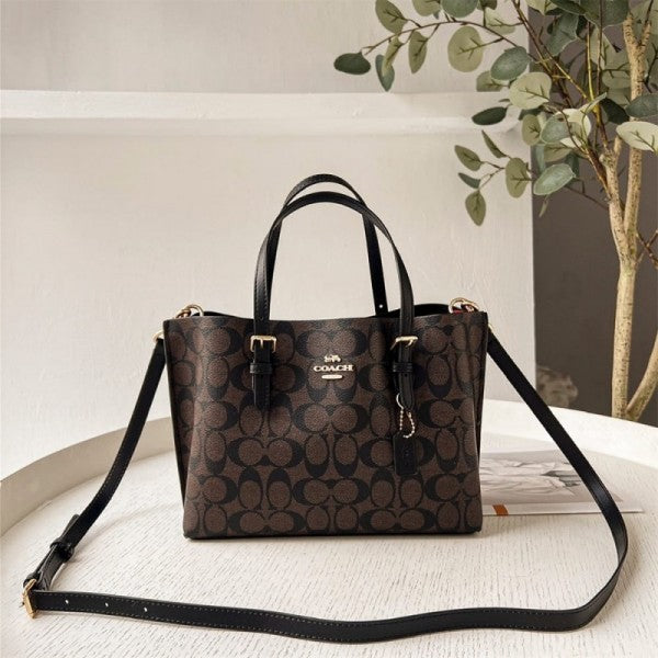 Coaach Mollie Leather Tote Bag With Dust Bag & Shoulder Strap