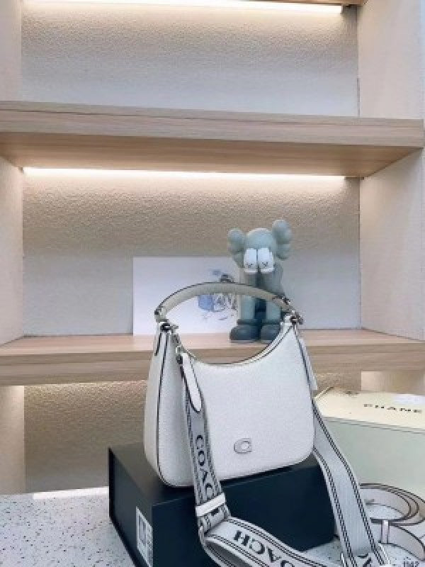 Coach Signature Crossbody Hobo Premium Quality Bag With OG Box & Dust Bag Shoulder Strap