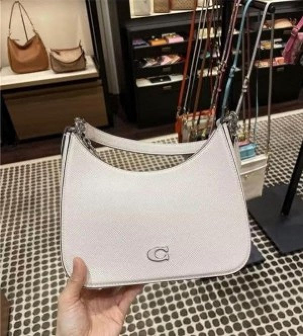 Coach Signature Crossbody Hobo Premium Quality Bag With OG Box & Dust Bag Shoulder Strap