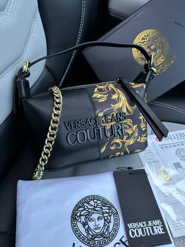 VEERSACE JEANS COULTURE SHOULDER BAG WITH BOX