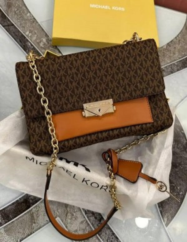 Miichael Kors Womens Outlet Medium Logo Shoulder Bag