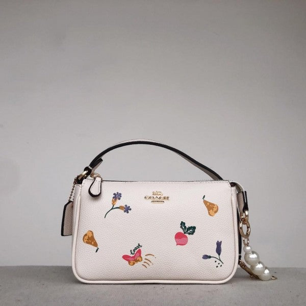 Coaach Nolita Classy Flower Patch Sling Bag With box