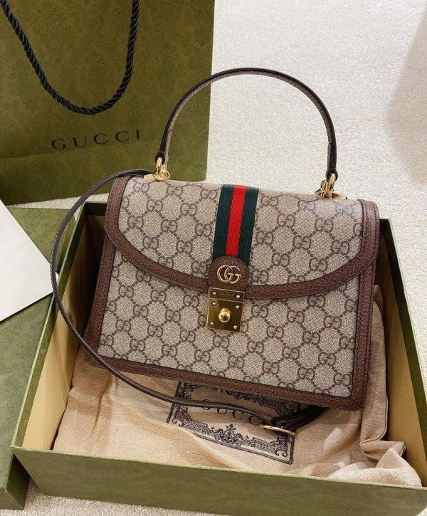 Guccii ophidia supreme top handel bag with Folding-box bigsize