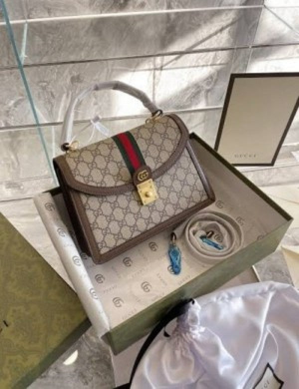 Guccii ophidia supreme top handel bag with Folding-box bigsize