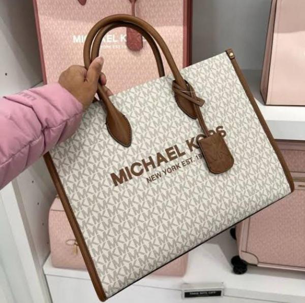 Michael kors mirella tote bag with dust bag(100813 coffebrown)