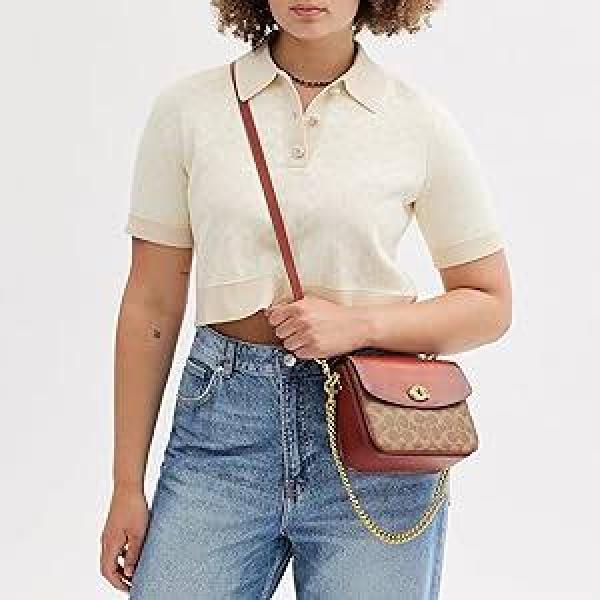 Coach marlie bag with box and carry bag