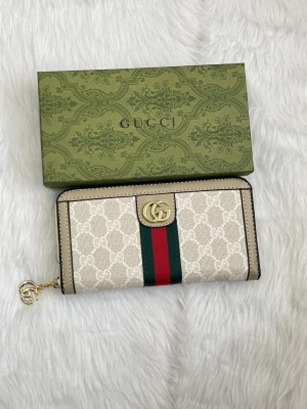 Gucci gg long wallet premium quality with box