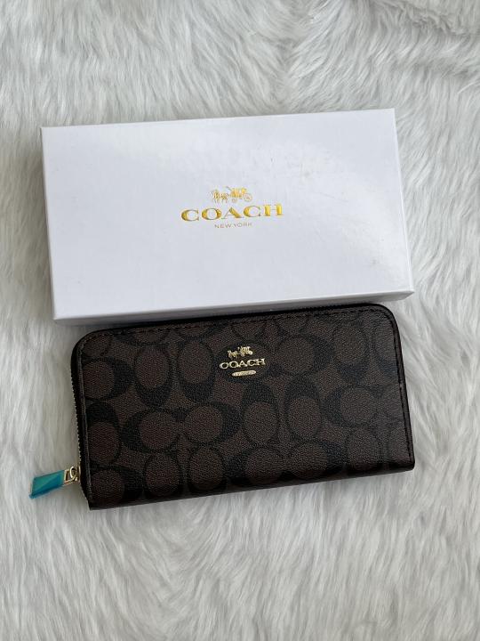 Coacch long wallet premium quality with box