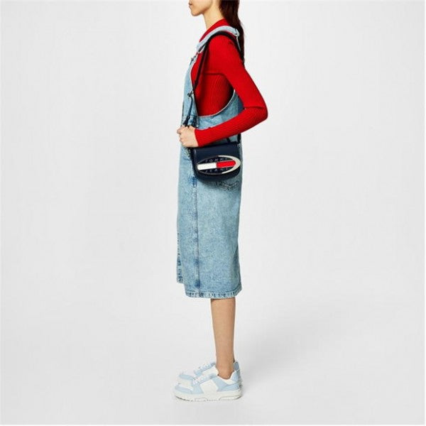 TOMMY JEANS HILFIGER PREMIUM GREY CROSS BODY WITH BOX