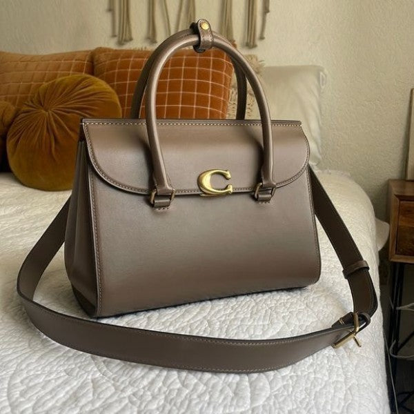 Coach Broome Carryall In Signature Canvas with box