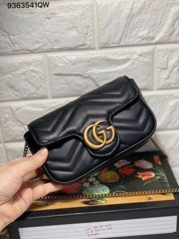 Guccii marmont mini sling bag premium quality with og box