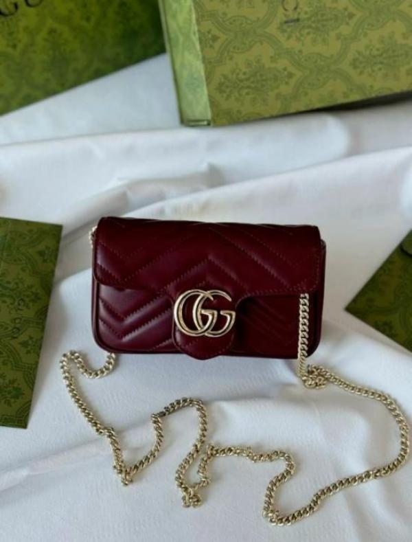 Gucci marmont mini sling bag premium quality with og box