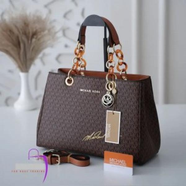 MICHAELL KORS CYNTHIA TOTE WITH DUST BAG AND SLING