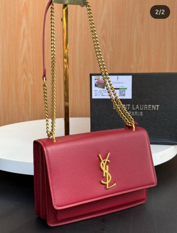 ysl saint laurent sunset medium chain shoulder bag with box dustbag bill