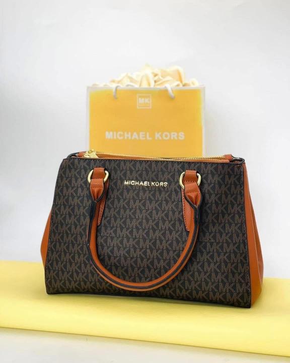 MICHAEL KORS LAILA SATCHEL Bag With Dust Cover