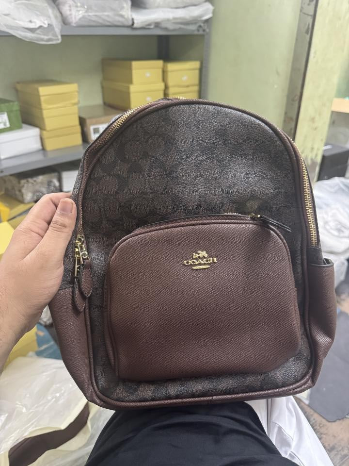 Coach backpack with dust cover premium quality