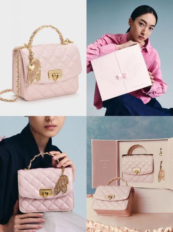 CHARLES & KEITH HOBO BAG WITH OG BOX