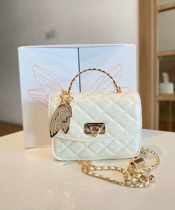 CHARLES & KEITH HOBO BAG WITH OG BOX