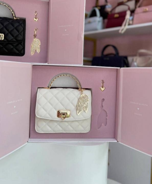 CHARLES & KEITH HOBO BAG WITH OG BOX