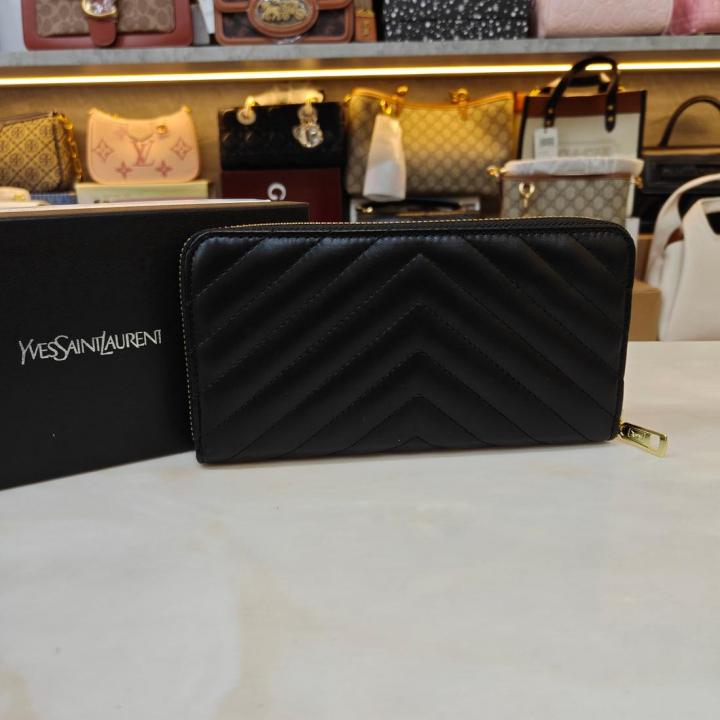 Ysl zip Wallet With Original Box