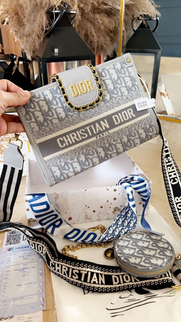 Christian dior camps lingbag with ogbox dustbag scarf etc