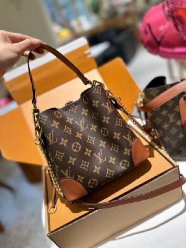 Louis vuitton Bucket Sling Bag With Box Dust Bag Sling Belt