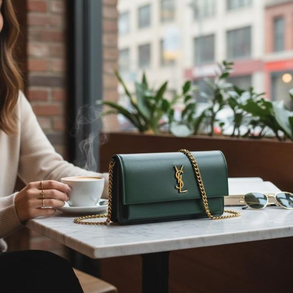 Yves Saint Laurent Ysl Sunset Shoulder Bag With Box And Dust Bag