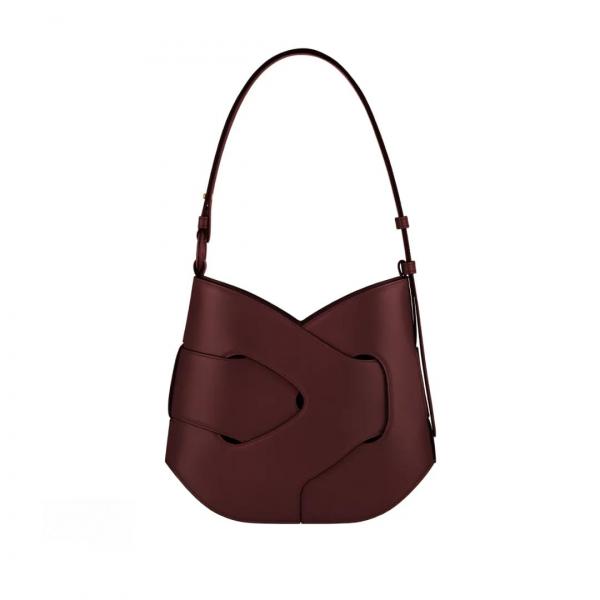 Pollene Numero Dix Leather Shoulder Bag