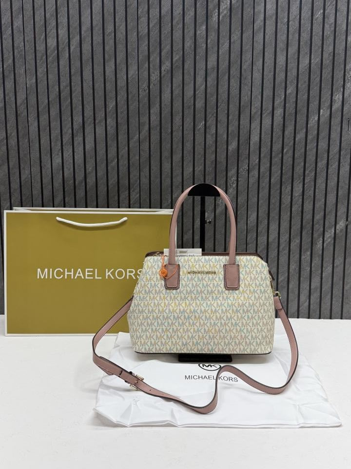 Michaell Kors Medium Satchel Bag With Og DustCover & CarryBag
