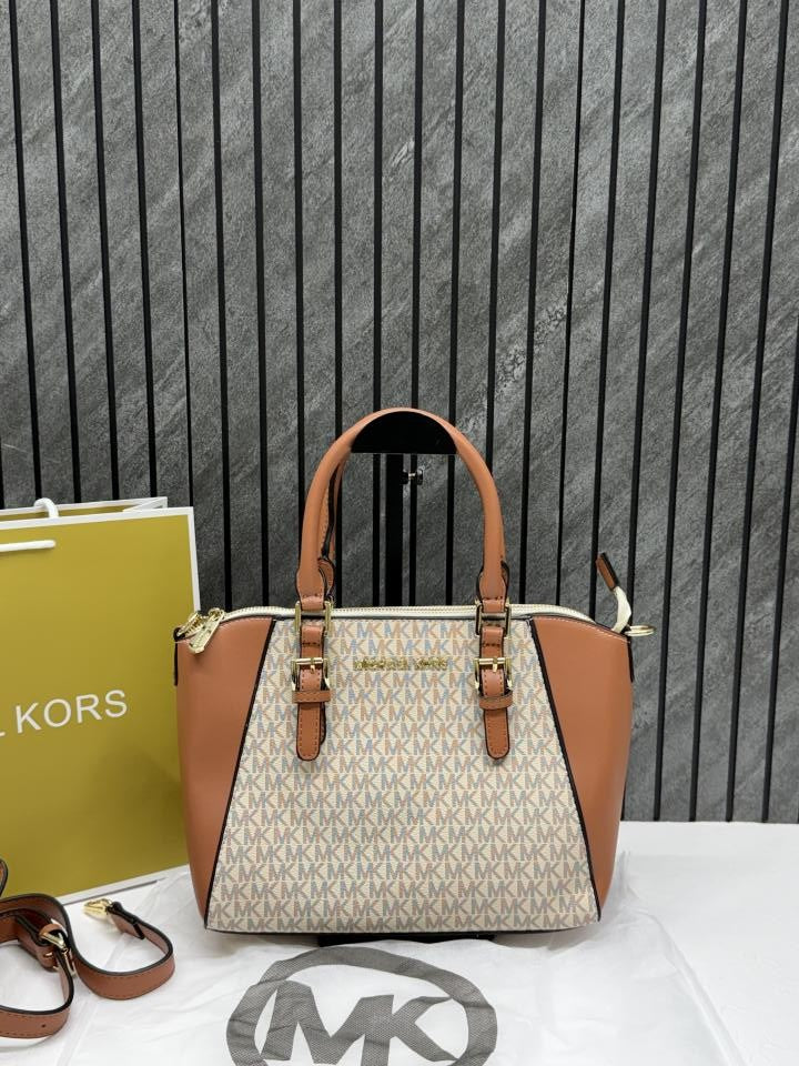 Michaell Kors CB Sienna Satchel Bag With Original CarryBag & DustCover