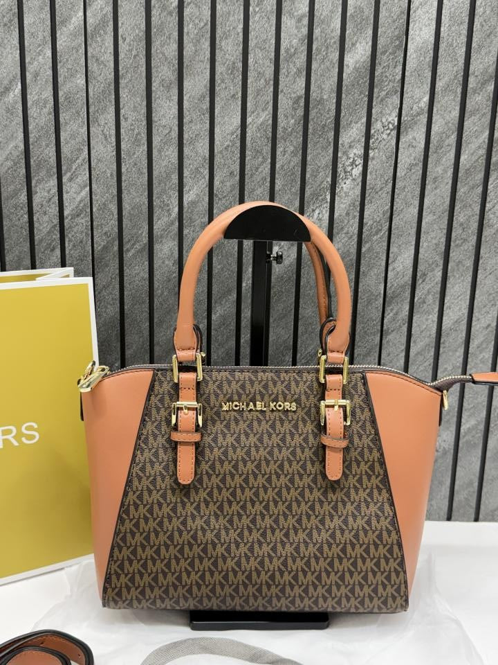 Michaell Kors CB Sienna Satchel Bag With Original CarryBag & DustCover