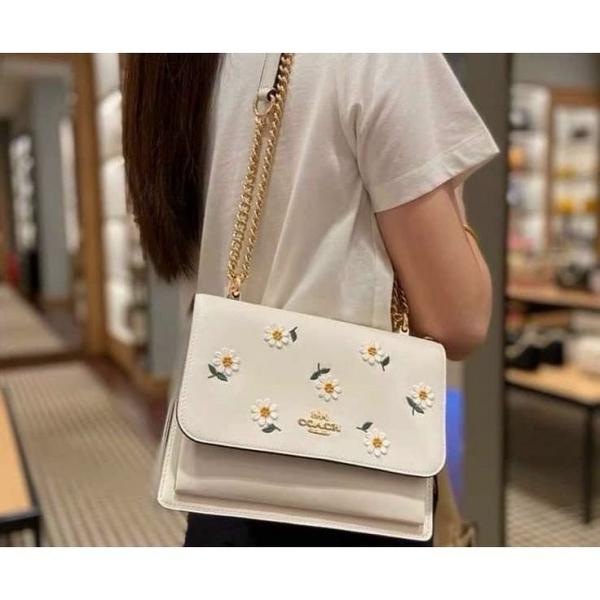 Coacch Klare flower Crossbody In Signature Bag With OG Box & Dust Bag