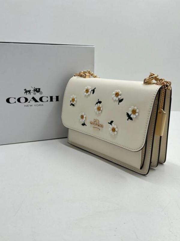 Coacch Klare flower Crossbody In Signature Bag With OG Box & Dust Bag
