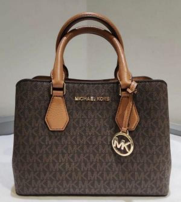 MIICHAEL KORRS MIRROR EMILIA LOGO MINI TOTE BAG double box packing
