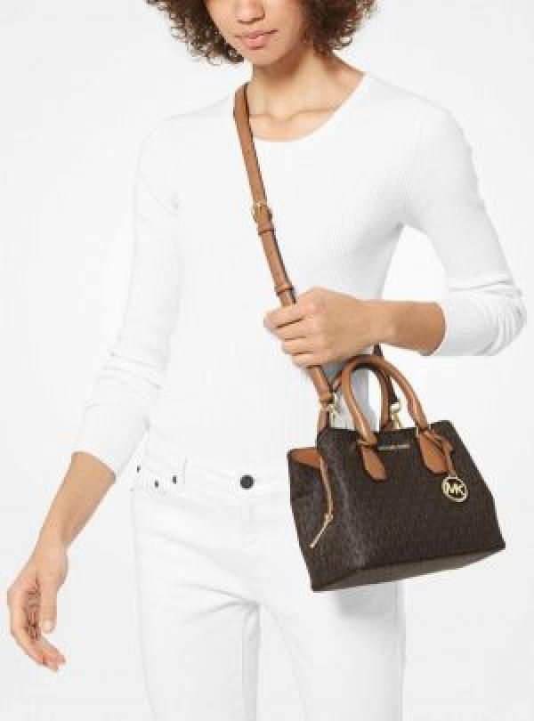 MIICHAEL KORRS MIRROR EMILIA LOGO MINI TOTE BAG double box packing