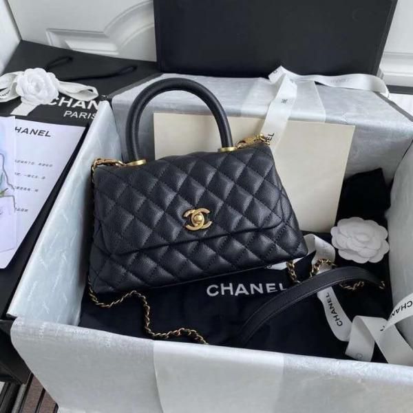 Chanel Flap Top Handle Bag With Box premium quality
