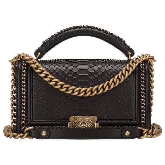 CHANEL LE BOY SIMMER HANDBAG WITH MAGNETIC BOX PREMIUM QUALITY