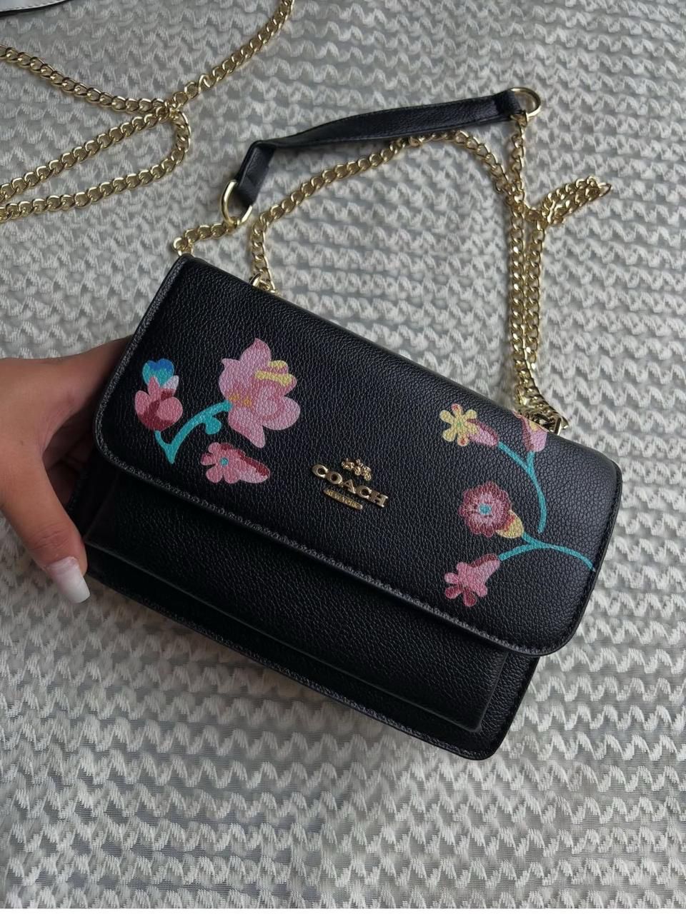 Coach Klare Floral Crossbody In Signature Canvas Bag With OG Box & Dust Bag