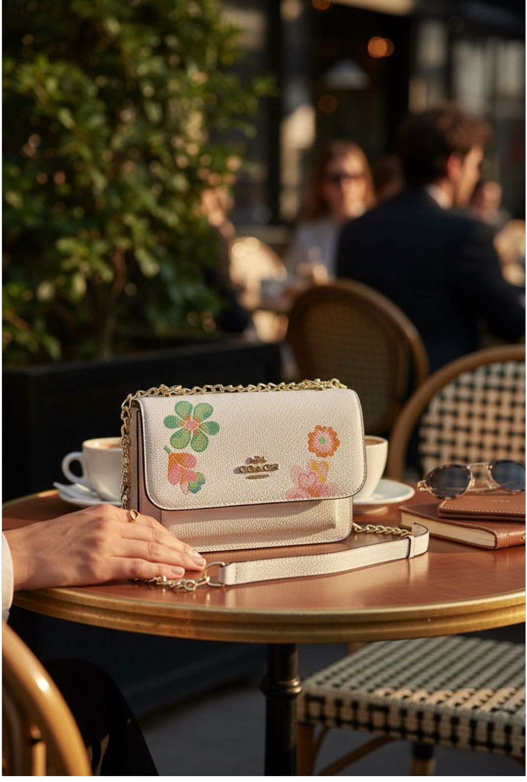 Coach Klare Floral Crossbody In Signature Canvas Bag With OG Box & Dust Bag