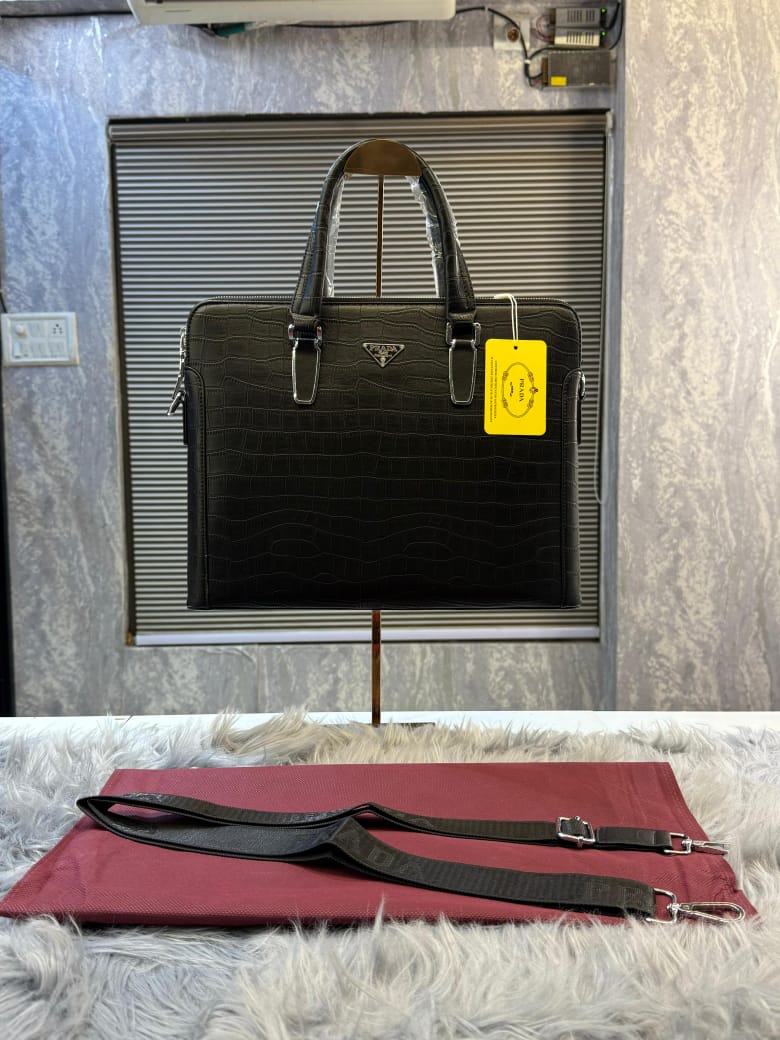 pradaa Polished Premium Quality Laptop Bag