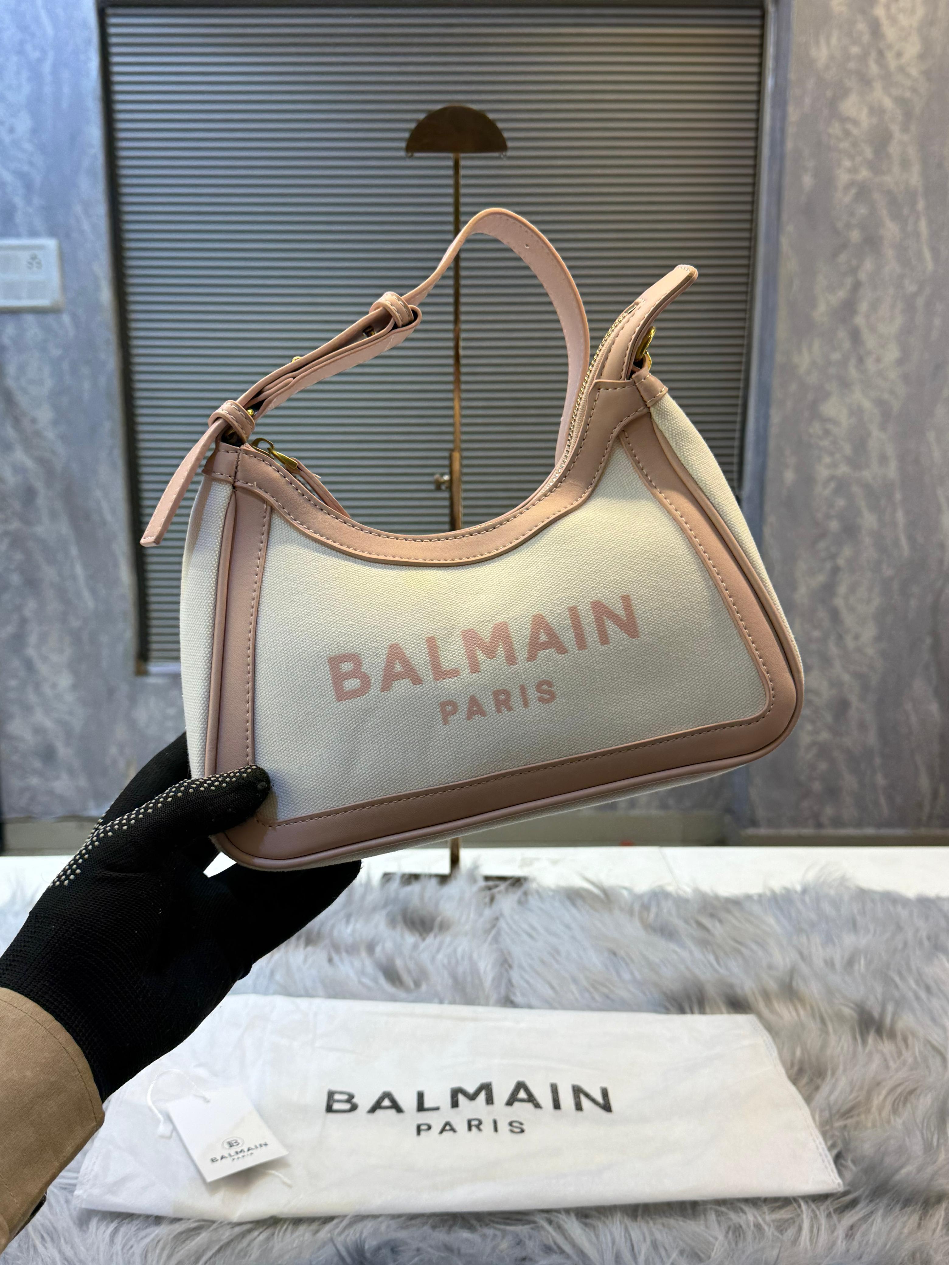 BALLMAIN B ARMY LOGO PRINT SHOULDER BAG WITHOUT BOX