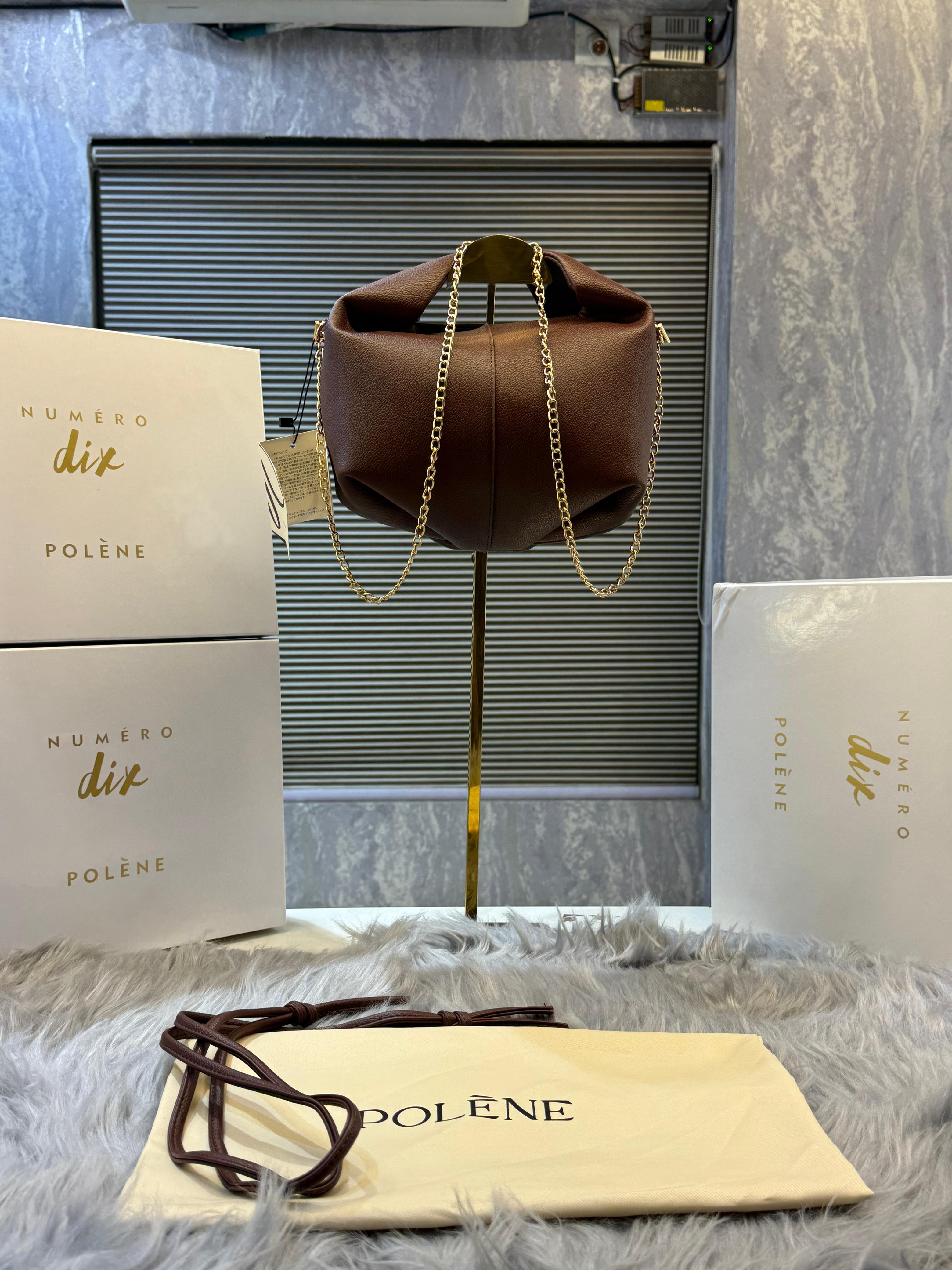 Poleene Bri Edition Textured Camel with box