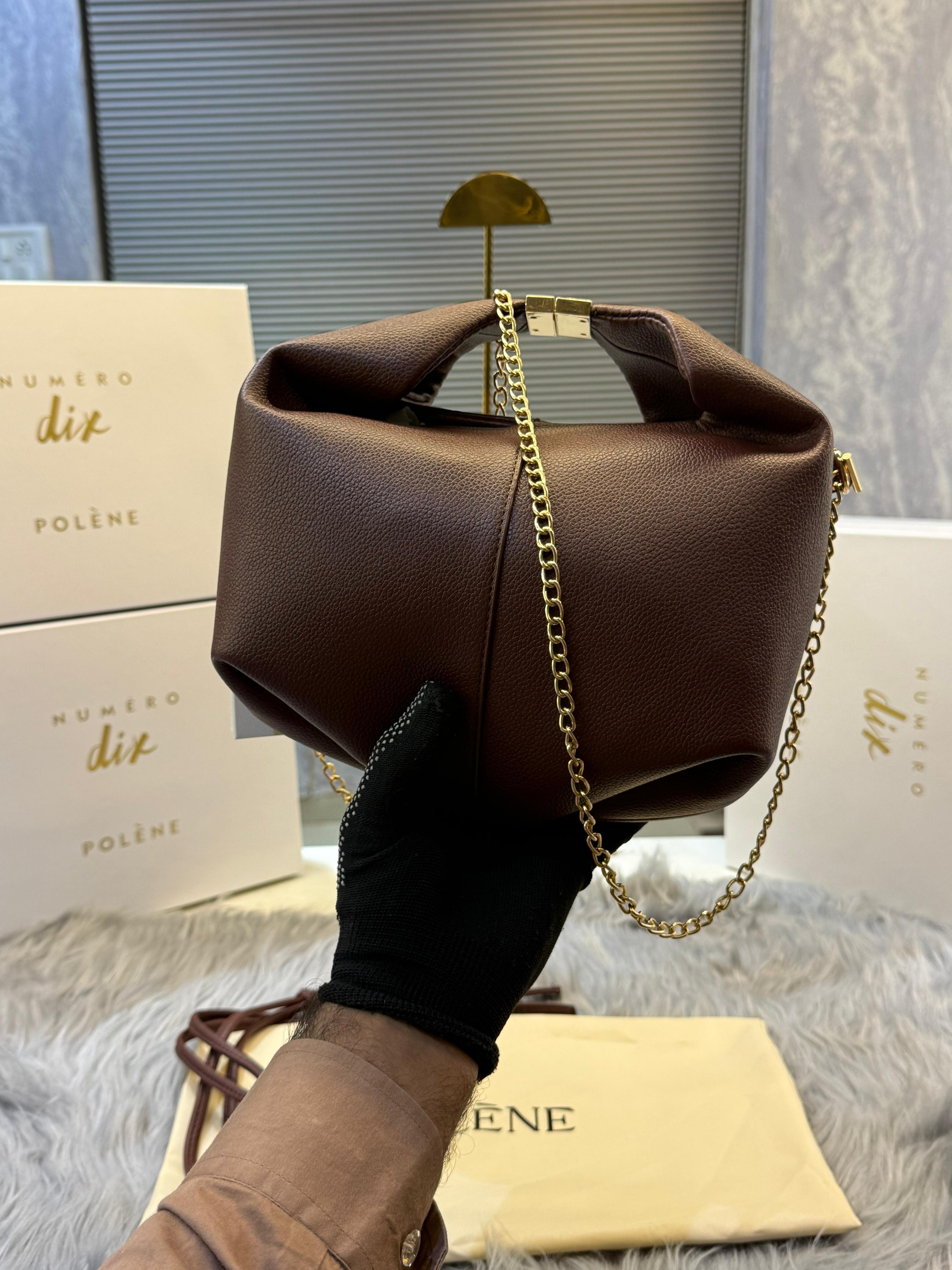 Poleene Bri Edition Textured Camel with box