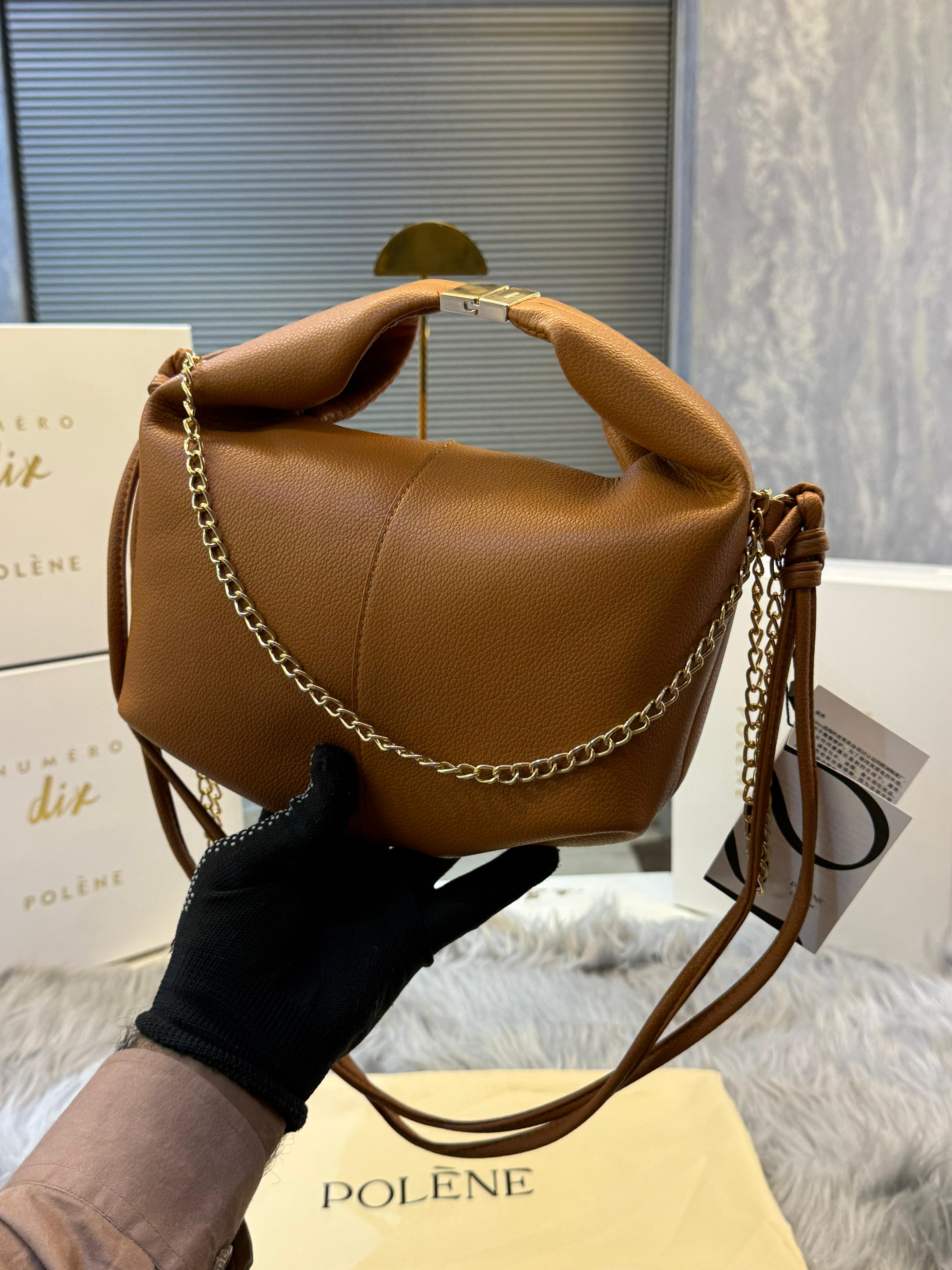 Poleene Bri Edition Textured Camel with box