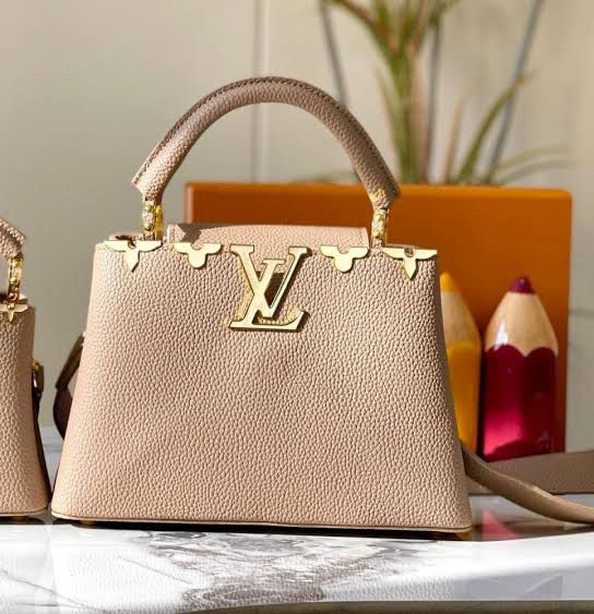 Louiis Vuitton Capucines handbag with Double Box premium quality